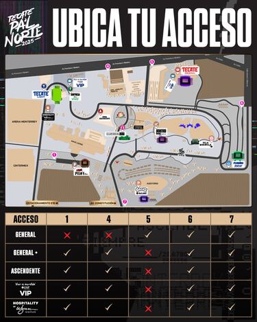 Festival Pa’l Norte 2025: Horarios oficiales, mapa, escenarios y accesos al Parque Fundidora de Monterrey