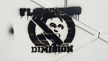 Pintada cerca del Bernabéu