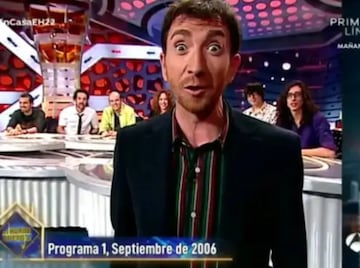 Pablo Motos en su primer programa de 'El Hormiguero'. Fuente: ATRESMEDIA