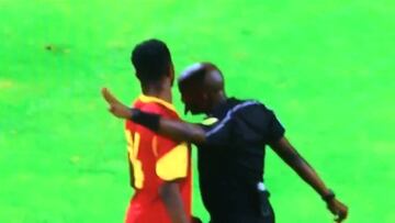 Referee in headbutt controversy