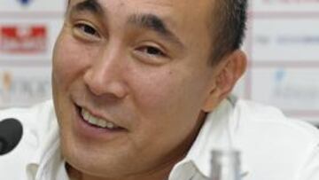 Talant Dujshebaev, entrenador del BM Atlético de Madrid.