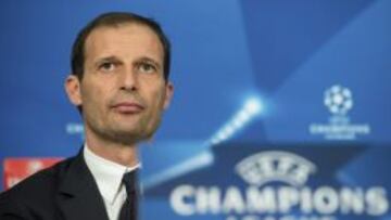 Allegri compareció ante los medios en la previa del Bayern-Juventus.