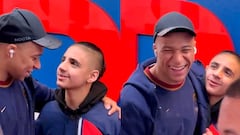 Un hincha le pide a Mbappé que vaya al Arsenal y el francés responde así: la escena es viral
