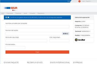 Si recibes este SMS de Seur bórralo: es una estafa para robarte la tarjeta