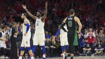 Embiid, en la serie del año pasado ante Boston
