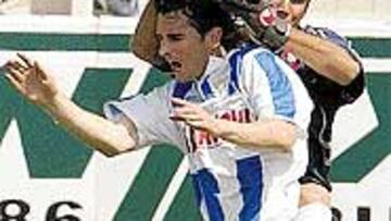 <b>DECISIVO</B>. Pablo Calandria logró el gol del triunfo del Leganés.