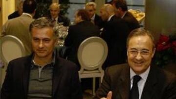 Florentino Pérez buscó la paz en la comida navideña