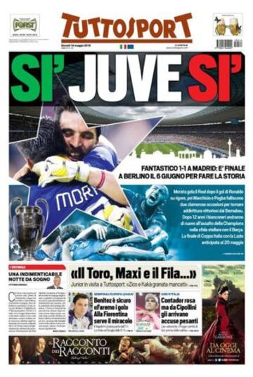 Portadas de la prensa deportiva