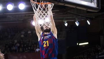 Álex Abrines, durante un partido esta temporada.