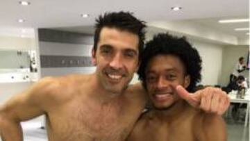 Cuadrado la ha pasado muy bien en la Juve juntos a sus compa&ntilde;eros 