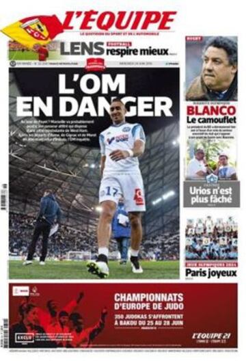 Portadas de la prensa deportiva