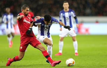 Luis Díaz y su partido con el Bayer Leverkusen