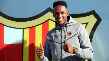 Yerry Mina: "Siempre soñé y es un orgullo estar en el Barça"