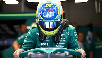 Fernando Alonso (Aston Martin AMR25). Spielberg, Austria. F1 2025.