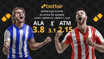 Deportivo Alavés vs. Atlético de Madrid: horario, dónde ver, pronósticos y clasificación
