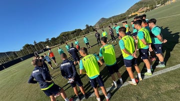 El equipo, preparado para un duelo clave.