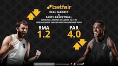 Real Madrid vs. París Basketball: horario, dónde ver, pronósticos y clasificación