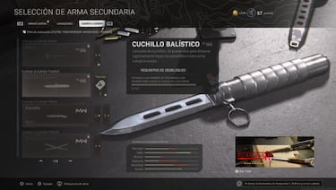 Cómo conseguir gratis el cuchillo balístico en CoD Warzone