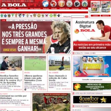 Portadas de la prensa extranjera