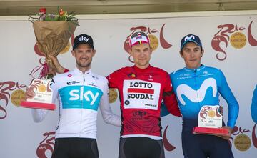 Podium final 
Poels, Tim Wellens y Marc Sole