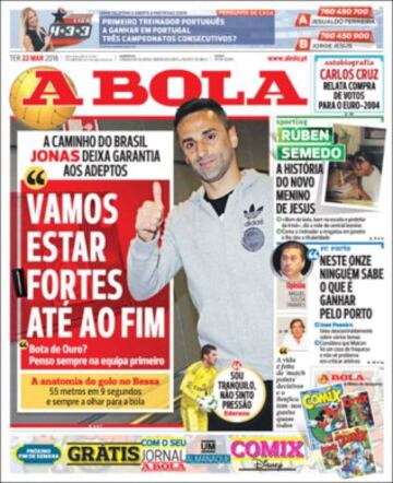 Portadas de la prensa mundial