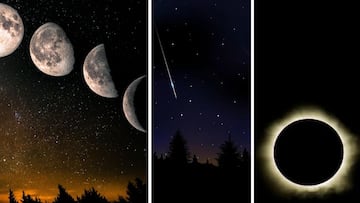 Calendario lunar abril 2024: fases lunares, eclipse solar, luna llena rosa y lluvia de estrellas