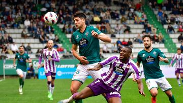 David Castro cumplirá 100 partidos con el Racing de Ferrol ante el Albacete.