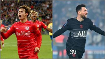 Brenden Aaronson tuvo un encuentro destacado en la UEFA Champions League ante el Bayern Münich e incluso igualó un récord de Messi.