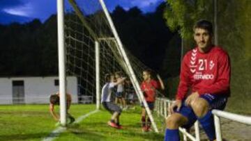 Saúl Berjón posa antes de la entrevista que concedió a AS