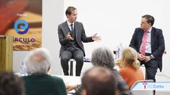 Antonio Chaves, exdirector general del Celta, durante una conferencia organizada por el Círculo de Empresarios de Galicia.