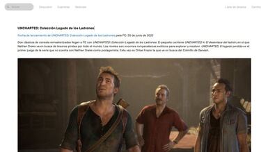 Uncharted: Colección Legado de los Ladrones ya tiene fecha de lanzamiento en PC