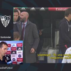 Lopetegui, a Monchi: "Es una vergüenza, macho. Siempre igual"