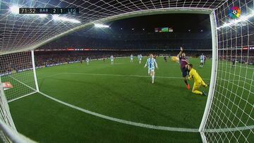 ¿Fue falta?: el polémico gol de Luis Suárez ante Leganés