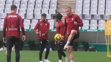 Obolskii, en un entrenamiento