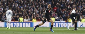 Insigne sorprendió a Keylor Navas y anotó el 0-1.