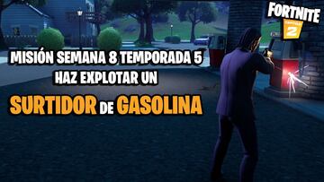 &iquest;D&oacute;nde est&aacute;n los surtidores de gasolina en Fortnite Temporada 5?