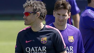 Luis Enrique: "Hubo tensión con Messi que yo no busqué"