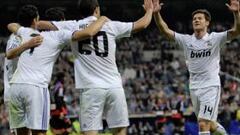 Baño y masaje en el Bernabéu