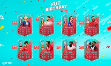 FUT Birthday FIFA 20: así es su primer equipo con Griezmann, Mbappé y Hazard