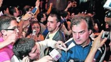 <b>UN REFERENTE. </b>Bielsa es un ejemplo para los chilenos después de su gran trabajo con la selección del país suramericano.