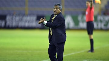 Ramón 'Primitivo' Maradiaga durante un partido de Honduras
