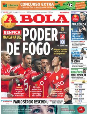 Portadas de la prensa deportiva