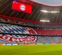 Así las condiciones en el estadio del Bayern Múnich