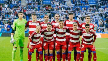 Once del Granada en San Sebastián.