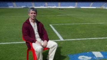 <b>ILUSIONADO. </b>David Amaral volverá a sentarse en el banquillo ante un Huesca muy tranquilo.