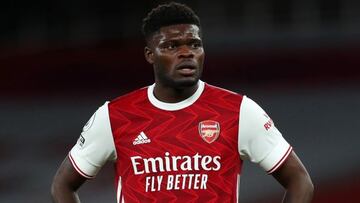 Thomas Partey, con el Arsenal.