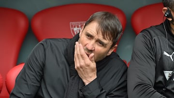 Coudet en el último derbi.