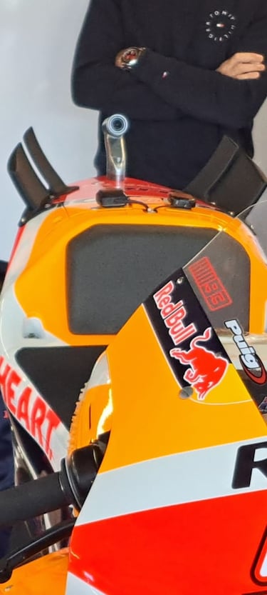 Honda copia la cola de dragón de Ducati