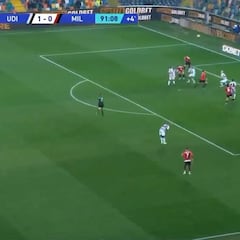 La última salvajada de gol de Ibra con el Milan para empatar