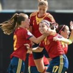 Lucía García marcó su primer
gol con la Selección Sub-19